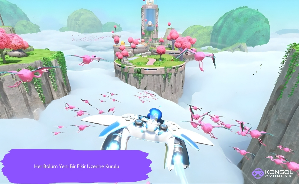 Astro Bot Ps5’te Bölüm Tasarımları 