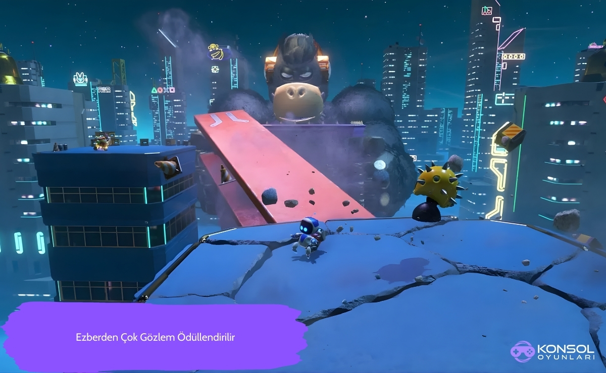 Astro Bot Ps5'te Boss Savaşları