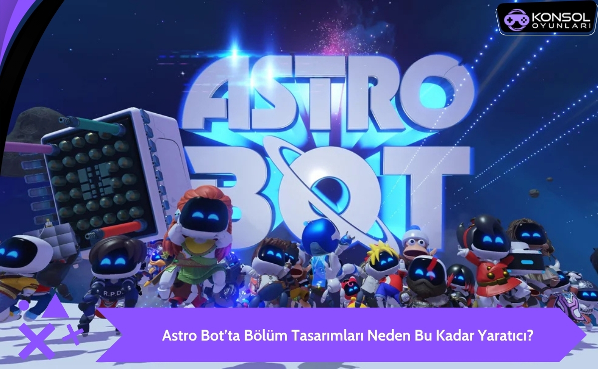 Astro Bot Ps5’te Bölüm Tasarımları
