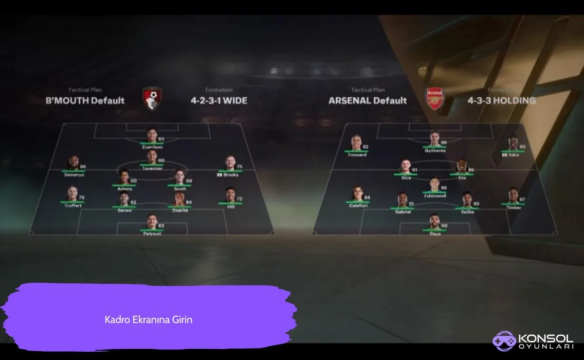 EA Sports FC 26 Ps4&Ps5 Kaptan Değiştirme